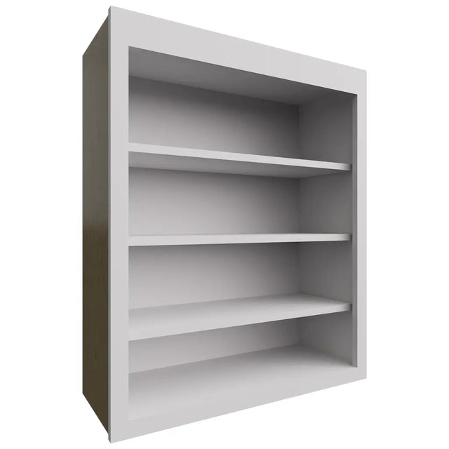 WOS3036 - Wall - Open Shelf - 30 W X 36 H X 12 D - Luxe Frost