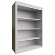 WOS3042 - Wall - Open Shelf - 30 W X 42 H X 12 D - Luxe Frost
