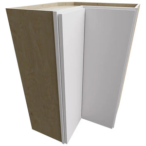 WPC2436 - Wall Corner - Pie Cabinet - 24 W X 36 H X 24 D - Luxe Frost