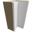 WPC2442 - Wall Corner - Pie Cabinet - 24 W X 42 H X 24 D - Luxe Frost