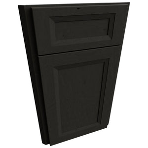 DSF36 - Base Corner - Diagonal Sink Front - Front Only - Onyx Cobblestone