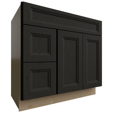 VSD36DL - Vanity - Combo Cabinet - 36 W X 34-1 2 H X 21 D - Onyx Cobblestone