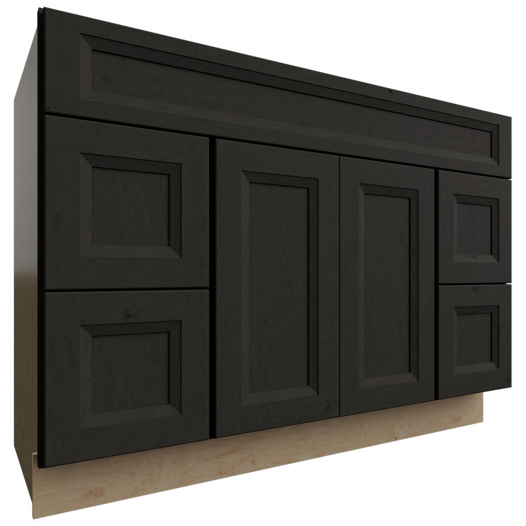 VSD48 - Vanity - Combo Cabinet - 48 W X 34-1 2 H X 21 D - Onyx Cobblestone