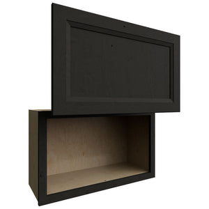 WAC3018 - Wall - Appliance Cabinet - 30 W X 18 H X 12 D - Onyx Cobblestone