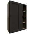 WBC3042 - Wall Corner - Blind Cabinet - 30 W X 42 H X 12 D - Onyx Cobblestone