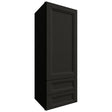 WD1848 - Wall - Drawer Cabinet - 18 W X 48 H X 15 D - Onyx Cobblestone