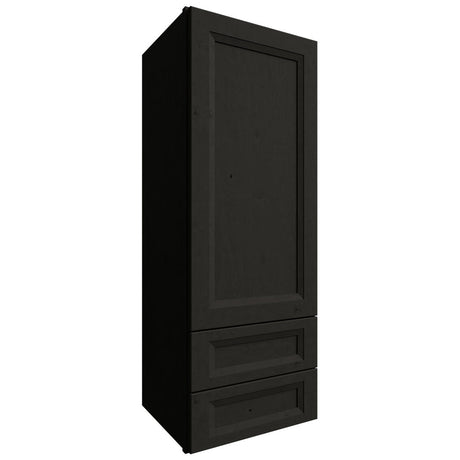 WD1848 - Wall - Drawer Cabinet - 18 W X 48 H X 15 D - Onyx Cobblestone