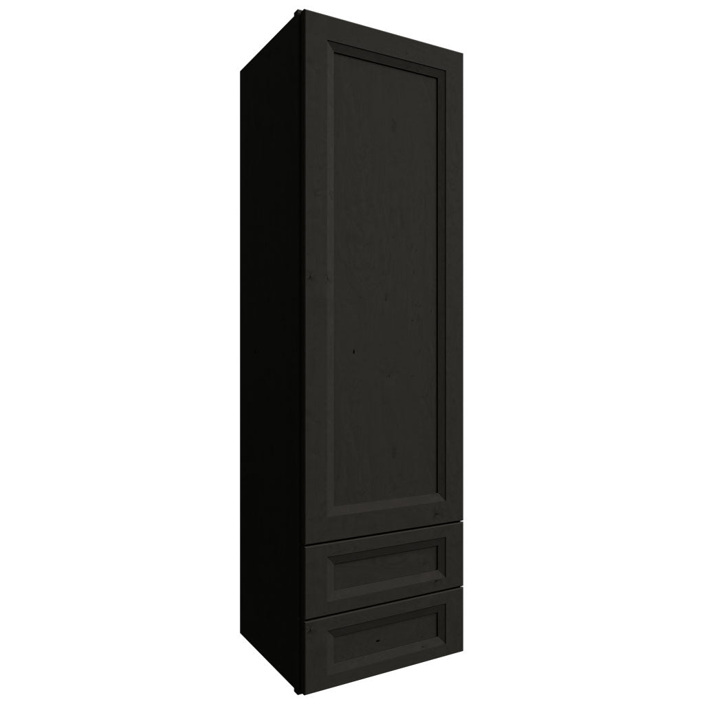 WD1860 - Wall - Drawer Cabinet - 18 W X 60 H X 15 D - Onyx Cobblestone