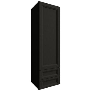 WD1860 - Wall - Drawer Cabinet - 18 W X 60 H X 15 D - Onyx Cobblestone