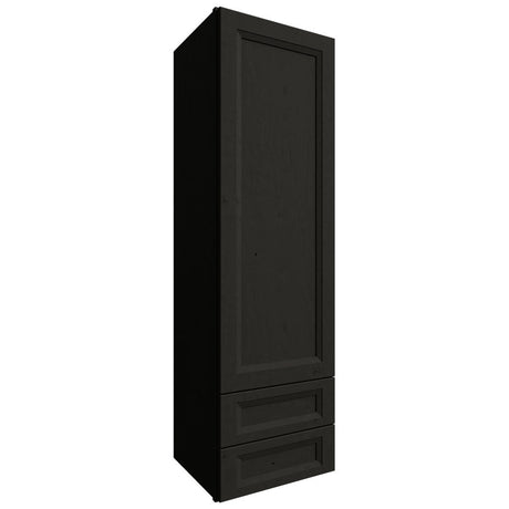 WD1860 - Wall - Drawer Cabinet - 18 W X 60 H X 15 D - Onyx Cobblestone