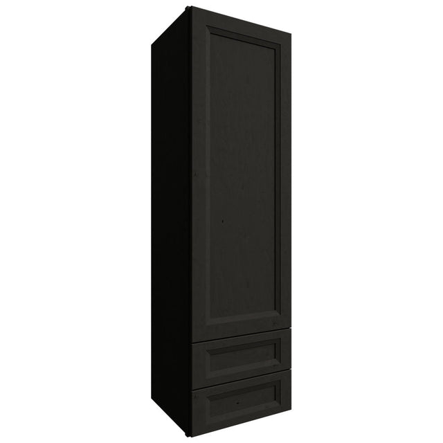 WD1860 - Wall - Drawer Cabinet - 18 W X 60 H X 15 D - Onyx Cobblestone