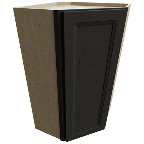 WDC2442 - Wall Corner - Diagonal Cabinet - 24 W X 42 H X 24 D - Onyx Cobblestone