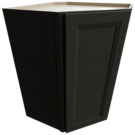 WDC2736 - Wall Corner - Diagonal Cabinet - 27 W X 36 H X 27 D - Onyx Cobblestone