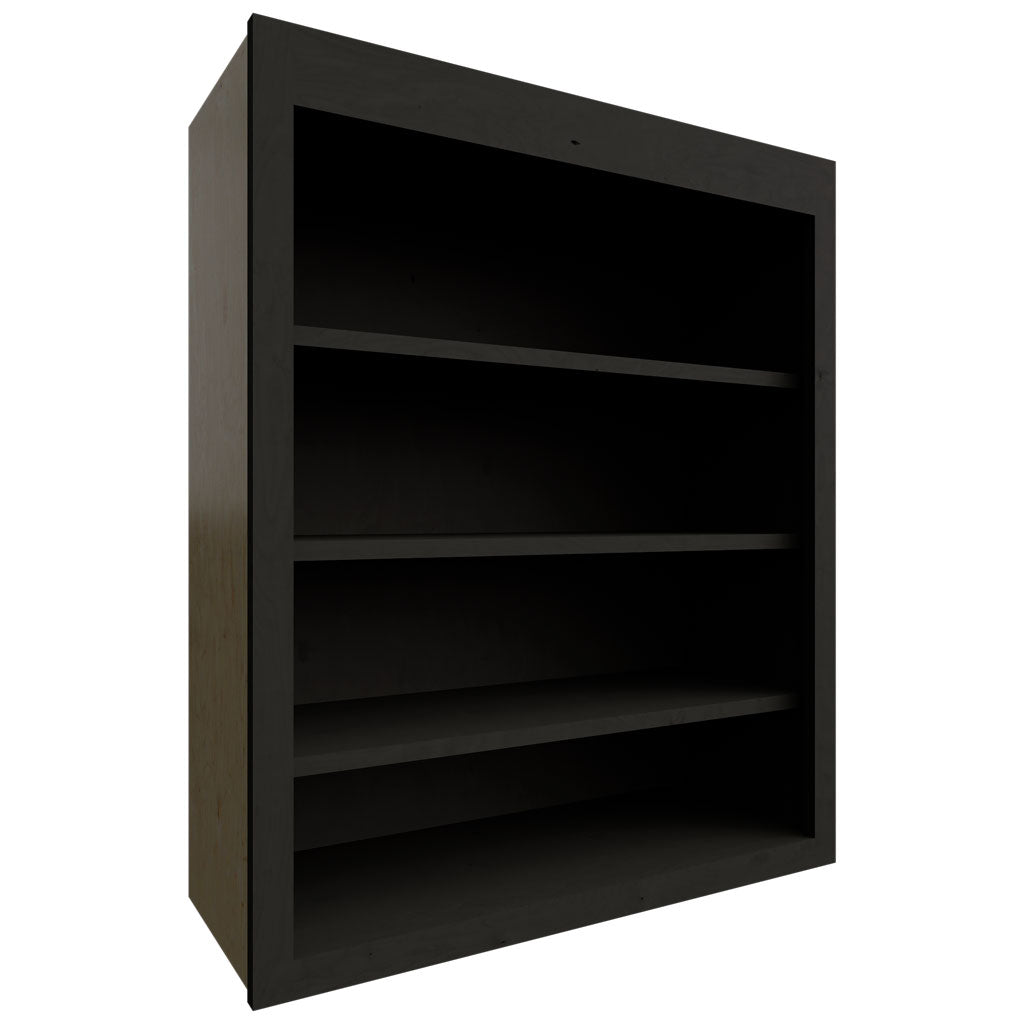 WOS3036 - Wall - Open Shelf - 30 W X 36 H X 12 D - Onyx Cobblestone