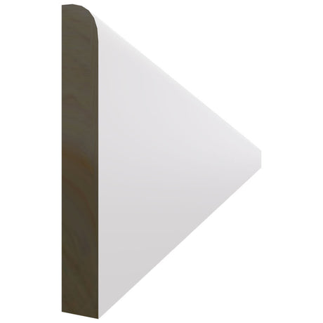 BBM - Base Board Molding - 96 W X 5-1 2 H X 3 4 T - Onyx Frost