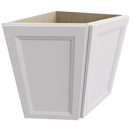 BRA24 - Base - Return Angle Cabinet - 24 W X 34-1 2 H X 24 D - Onyx Frost