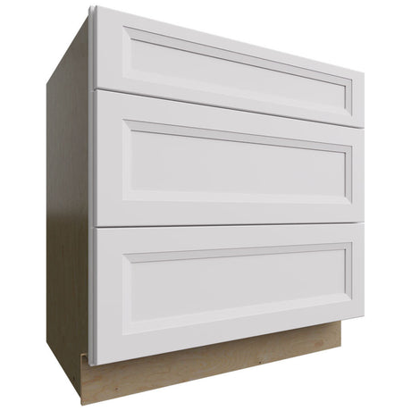 DB33 - Base - 3 Drawers Cabinet - 33 W X 34-1 2 H X 24 D - Onyx Frost