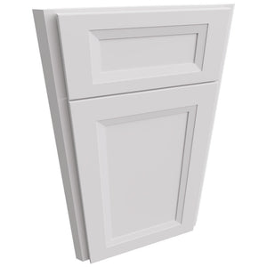 DSF36 - Base Corner - Diagonal Sink Front - Front Only - Onyx Frost
