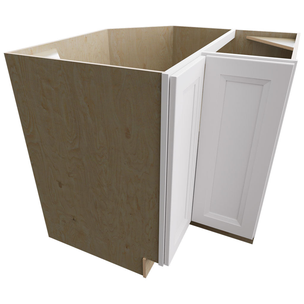 LSB36 - Base Corner - Lazy Susan Cabinet - 36 W X 34-1 2 H X 36 D - Onyx Frost