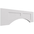 VARP36 - Wall - Arched Recessed Valance - 36 W X 12 H X 3 4 T - Onyx Frost