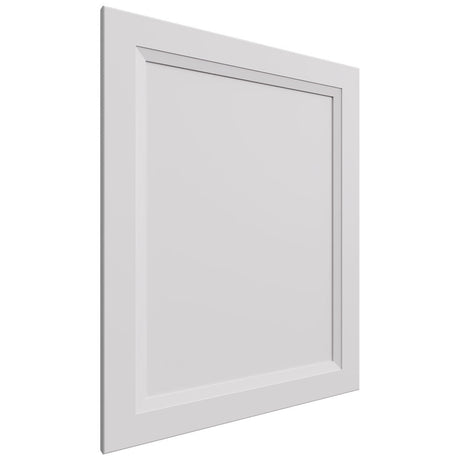 WP-BASE - Wainscot Panel - 23-1 2 W X 29-1 2 H X 3 4 T - Onyx Frost