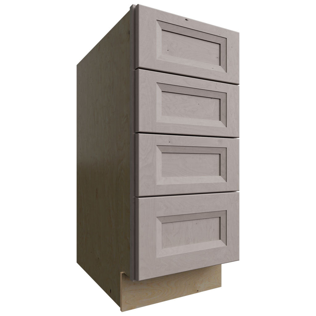 DB15-4 - Base - 4 Drawers Cabinet - 15 W X 34-1 2 H X 24 D - Onyx Horizon