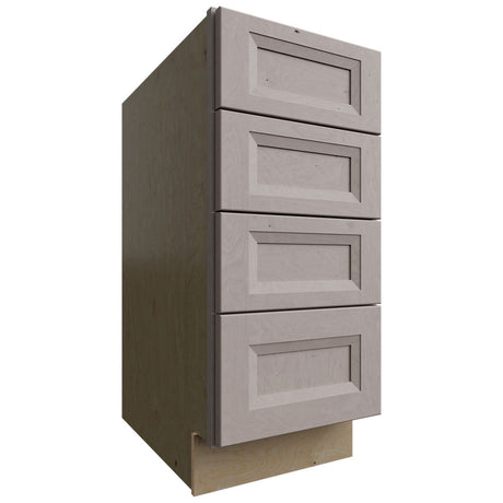 DB15-4 - Base - 4 Drawers Cabinet - 15 W X 34-1 2 H X 24 D - Onyx Horizon