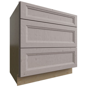 DB33 - Base - 3 Drawers Cabinet - 33 W X 34-1 2 H X 24 D - Onyx Horizon