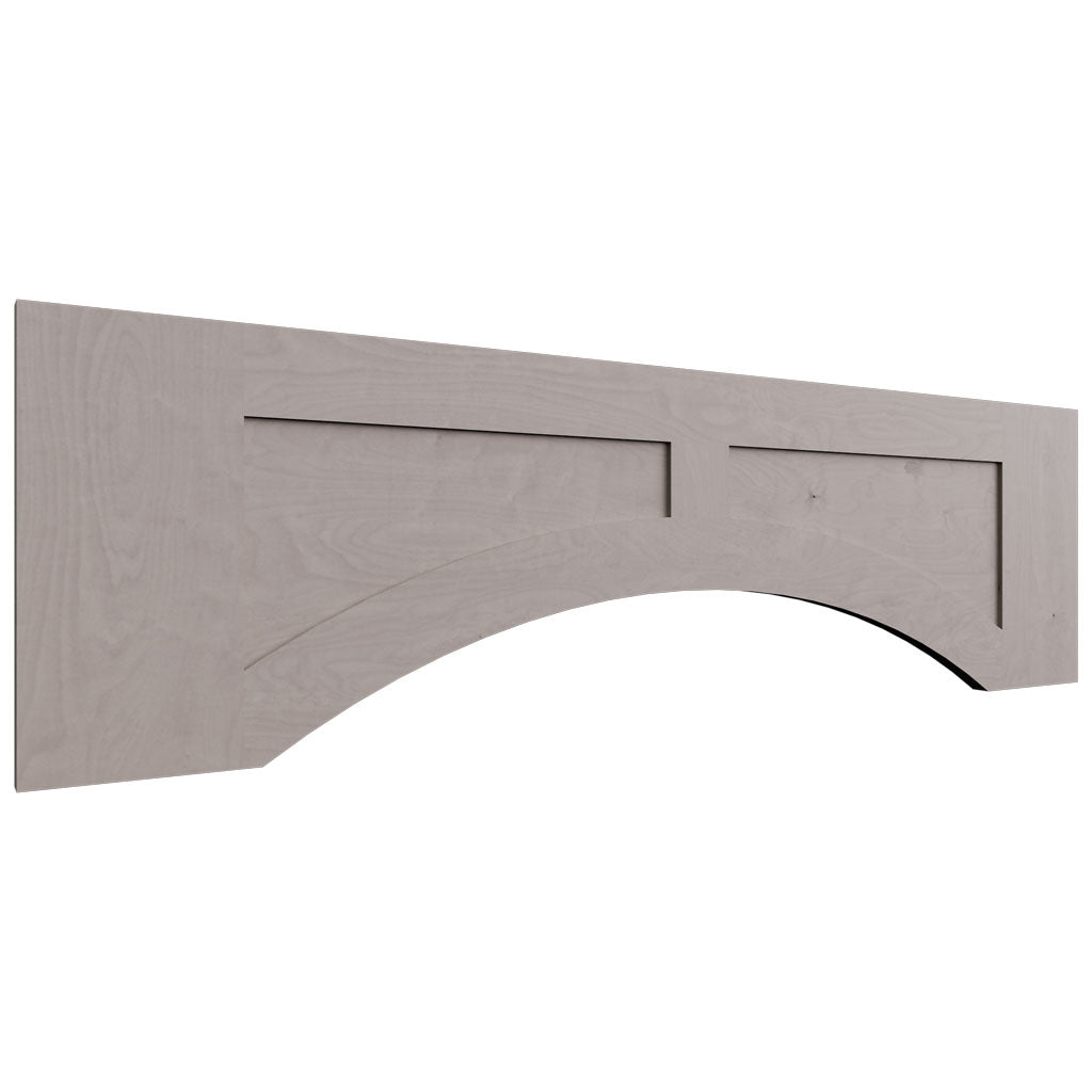 VARP42 - Wall - Arched Recessed Valance - 42 W X 12 H X 3 4 T - Onyx Horizon