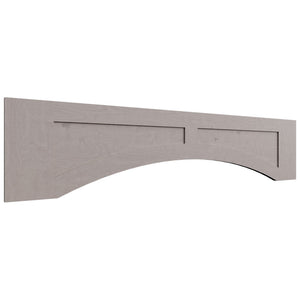 VARP54 - Wall - Arched Recessed Valance - 54 W X 12 H X 3 4 T - Onyx Horizon