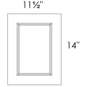 Sample Door ( Sample | Small Door - 11-1/2"W X 14"H ) | Onyx Cobblestone