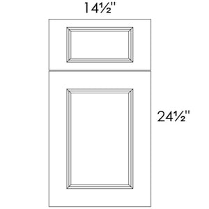 Sample Door ( Sample | Door with Drawer Front - 14-1/2"W X 24-1/2"H ) | Onyx Frost