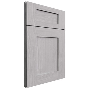 Nova Light Grey Shaker ( Eucalyptus | Plain Cut [ Full Overlay • Satin • Stained ] - 10' X 10' Kitchen Cabinet ) | Assembled In USA