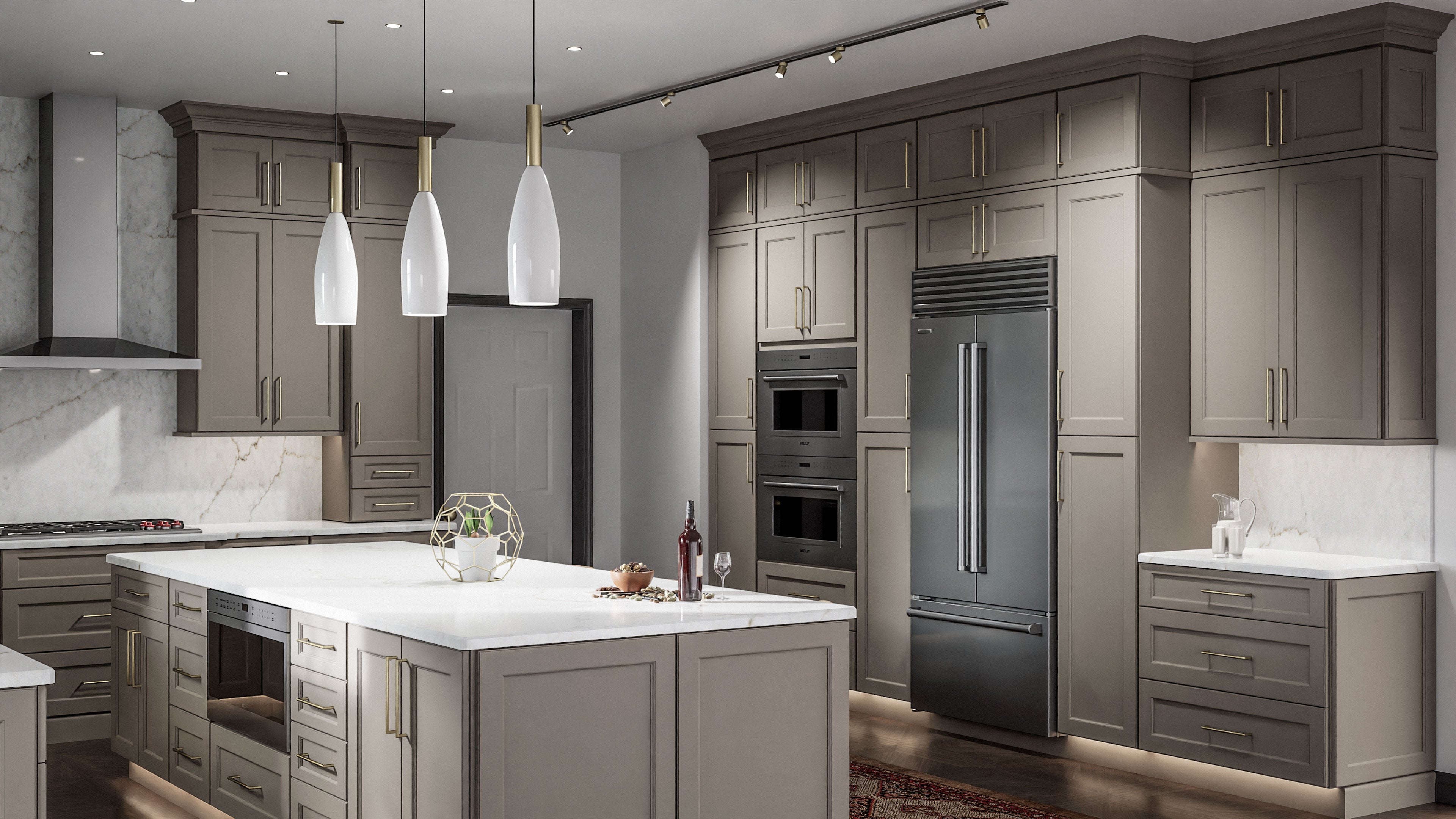 Fabuwood | Fusion Oyster - 10' X 10' Kitchen Cabinet | Birch