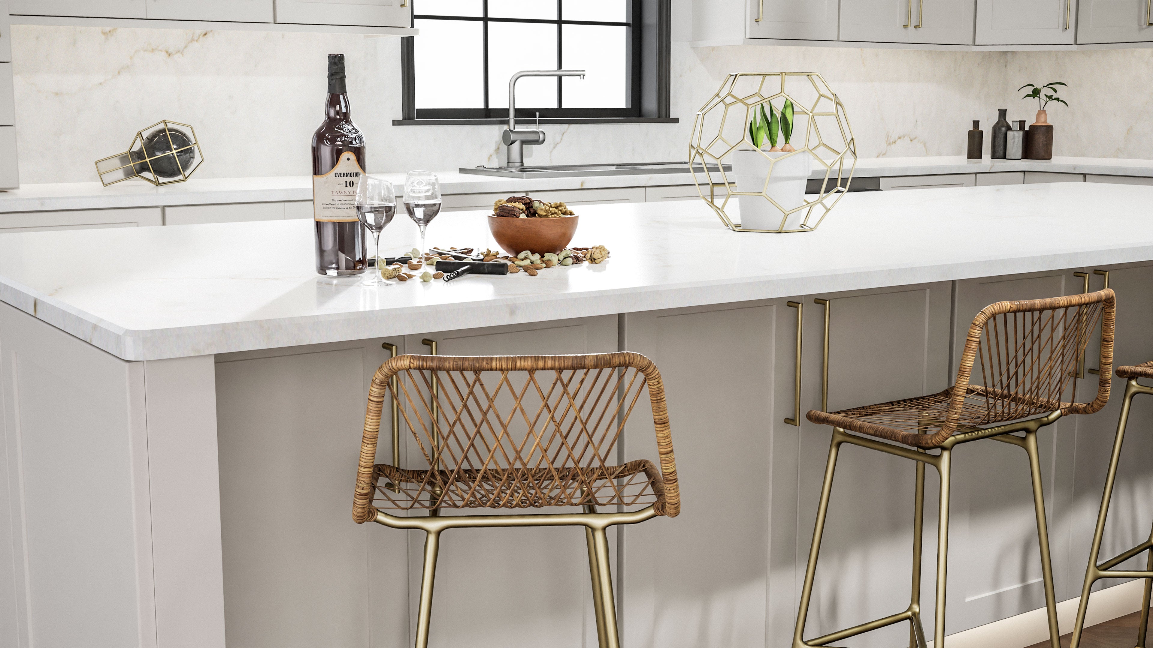 Fabuwood | Galaxy Dove - 10' X 10' Kitchen Cabinet | Birch
