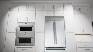 Galaxy Frost ( Birch | Plain Cut [ Full Overlay • Satin • Painted ] - 10' X 10' Kitchen Cabinet ) | Assembled In USA