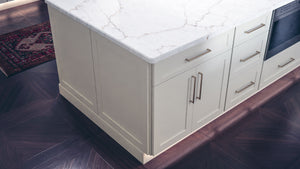 Galaxy Linen ( Birch | Plain Cut [ Full Overlay • Satin • Painted ] - 10' X 10' Kitchen Cabinet ) | Assembled In USA