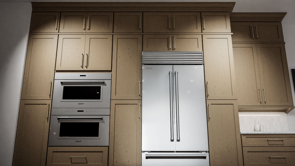 Galaxy Mocha ( Birch | Plain Cut [ Full Overlay • Satin • Stained ] - 10' X 10' Kitchen Cabinet ) | Assembled In USA