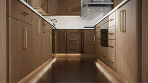 Luxe Canyon Oak ( White Oak | Rift Cut [ Full Overlay • Satin • Stained ] - 10' X 10' Kitchen Cabinet ) | Assembled In USA