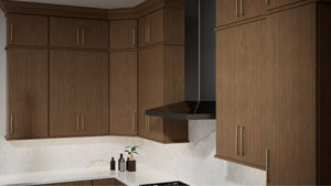 Luxe Canyon Oak ( White Oak | Rift Cut [ Full Overlay • Satin • Stained ] - 10' X 10' Kitchen Cabinet ) | Assembled In USA