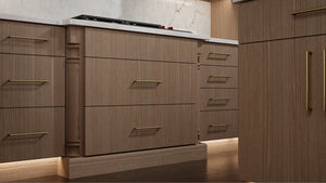 Luxe Desert Oak ( White Oak | Rift Cut [ Full Overlay • Satin • Stained ] - 10' X 10' Kitchen Cabinet ) | Assembled In USA