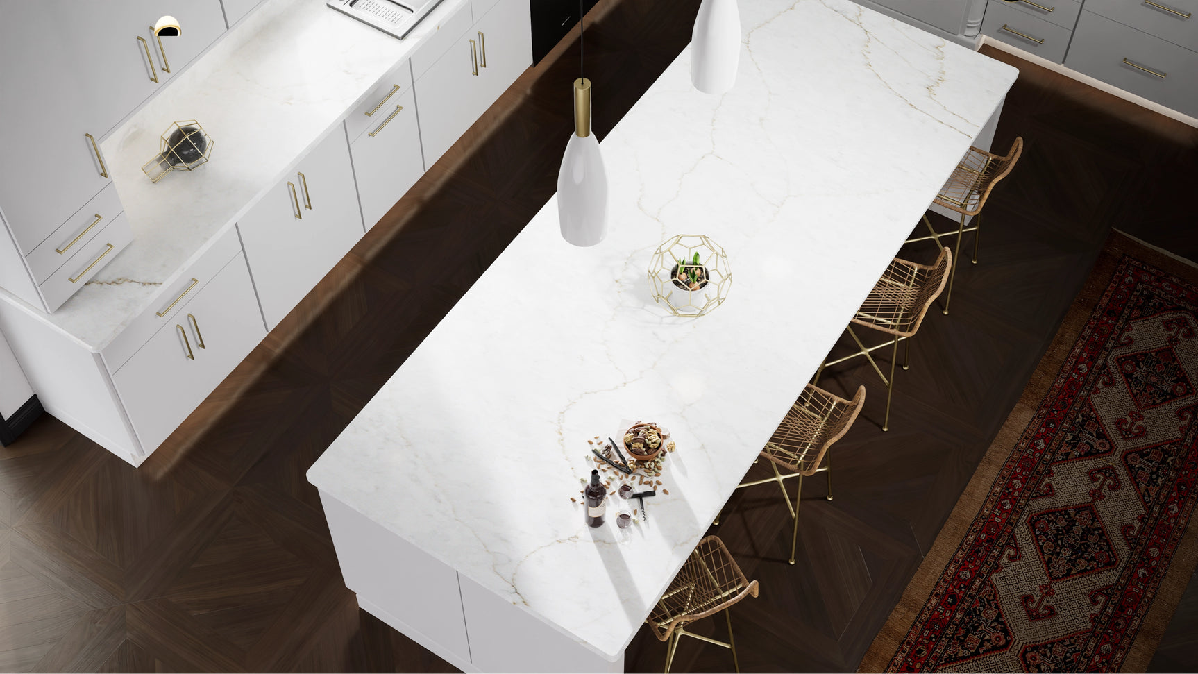 Luxe Frost ( Birch | Plain Cut [ Full Overlay • Satin • Painted ] - 10' X 10' Kitchen Cabinet ) | Assembled In USA