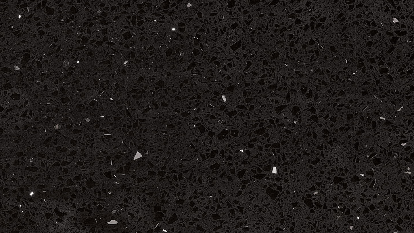 Sparkling Black ( Quartz | Polished - Per Sq.Ft ) | Made in India