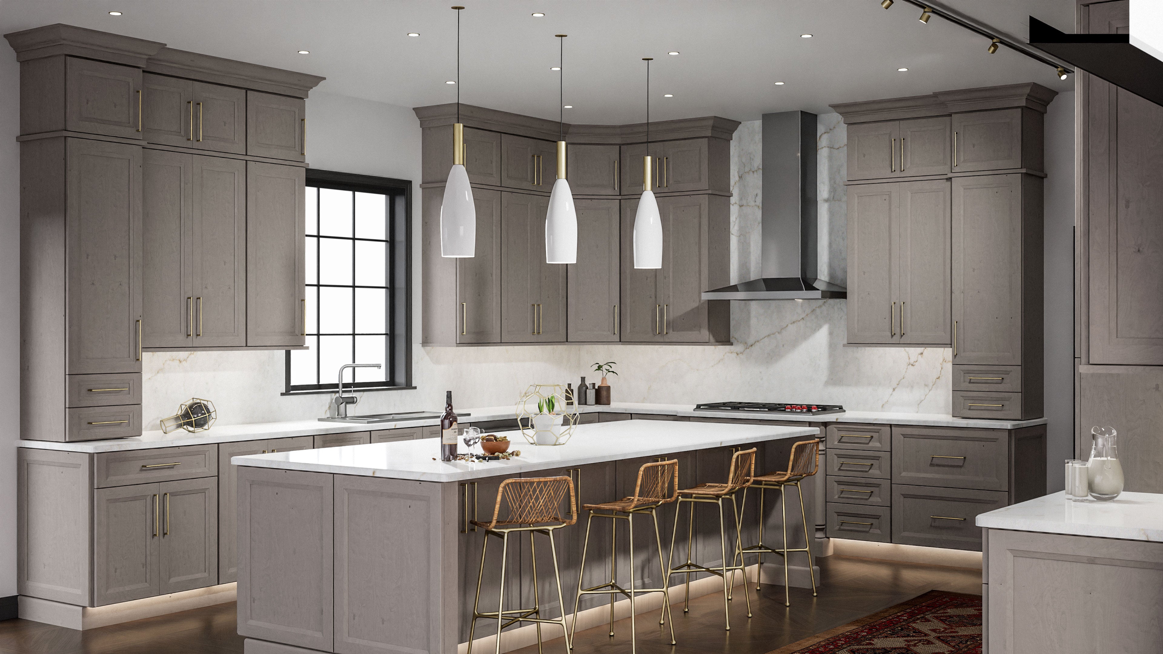 Fabuwood | Onyx Horizon - 10' X 10' Kitchen Cabinet | Birch