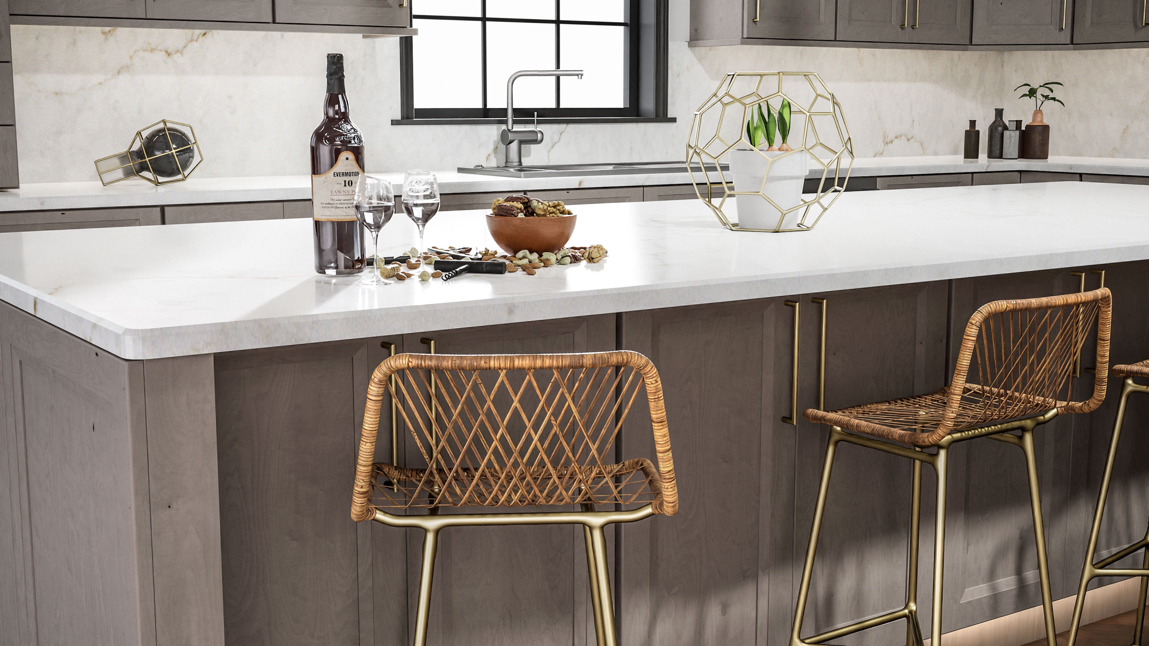 Fabuwood | Onyx Horizon - 10' X 10' Kitchen Cabinet | Birch