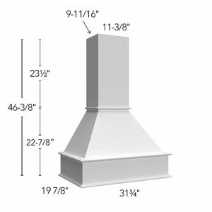 RHS30 ( Wall | Hood Signature - 30"W X 46-3/8"H X 19-7/8"D ) | Cobblestone