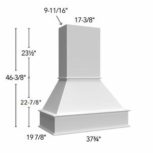 RHS36 ( Wall | Hood Signature - 36"W X 46-3/8"H X 19-7/8"D ) | Cobblestone