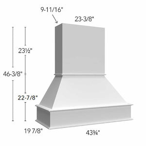 RHS42 ( Wall | Hood Signature - 42"W X 46-3/8"H X 19-7/8"D ) | Cobblestone