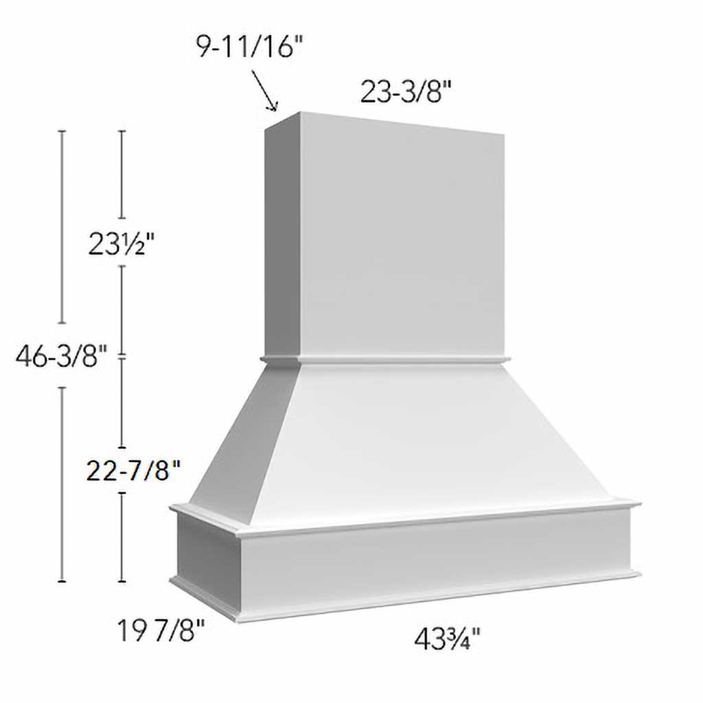 RHS42 ( Wall | Hood Signature - 42"W X 46-3/8"H X 19-7/8"D ) | Timber