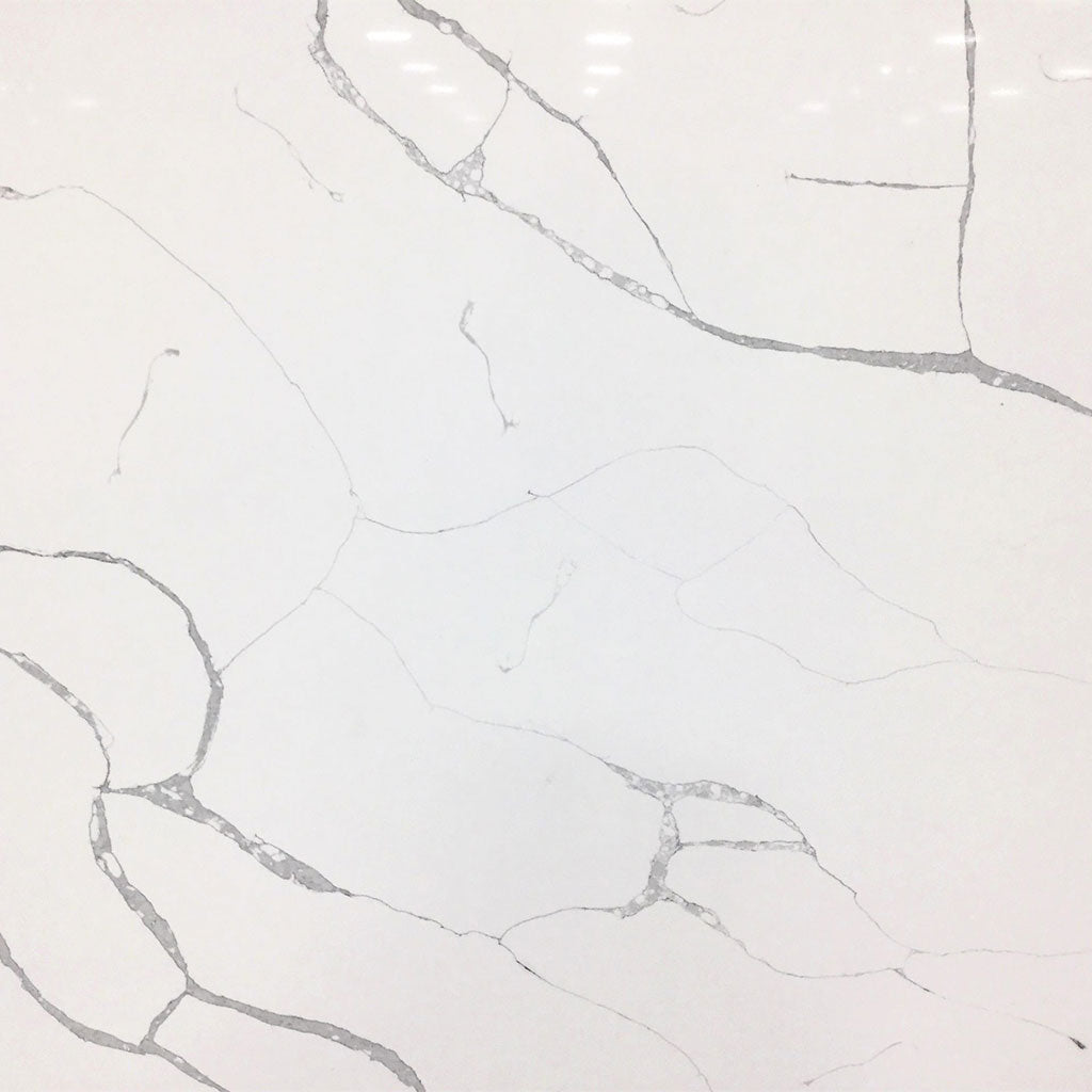 New Statuary Elegant Extra ( Quartz | Polished - Per Sq.Ft ) | Made in USA